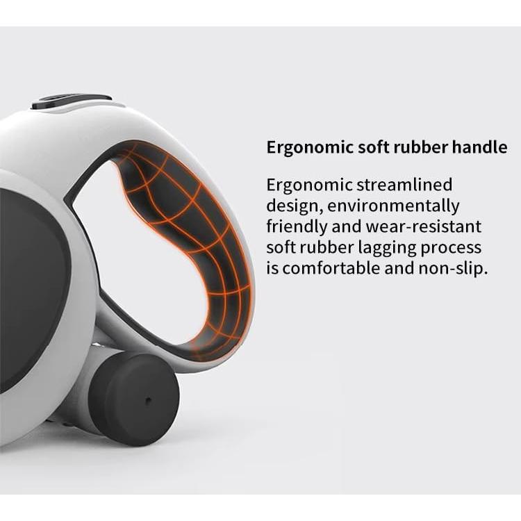 Correa Retráctil 4-en-1 BKINDTOPET 5m con Luz LED y Dispensador