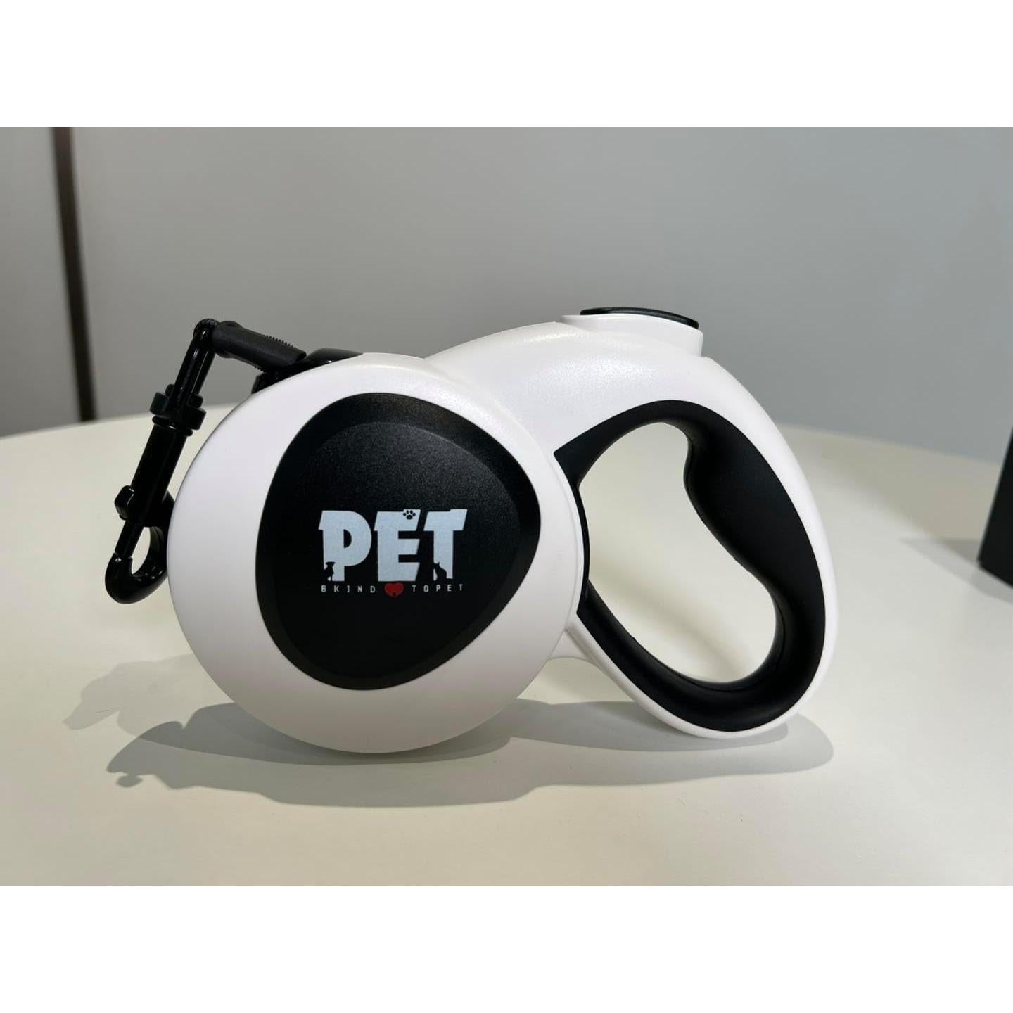 Correa Retráctil 4-en-1 BKINDTOPET 5m con Luz LED y Dispensador