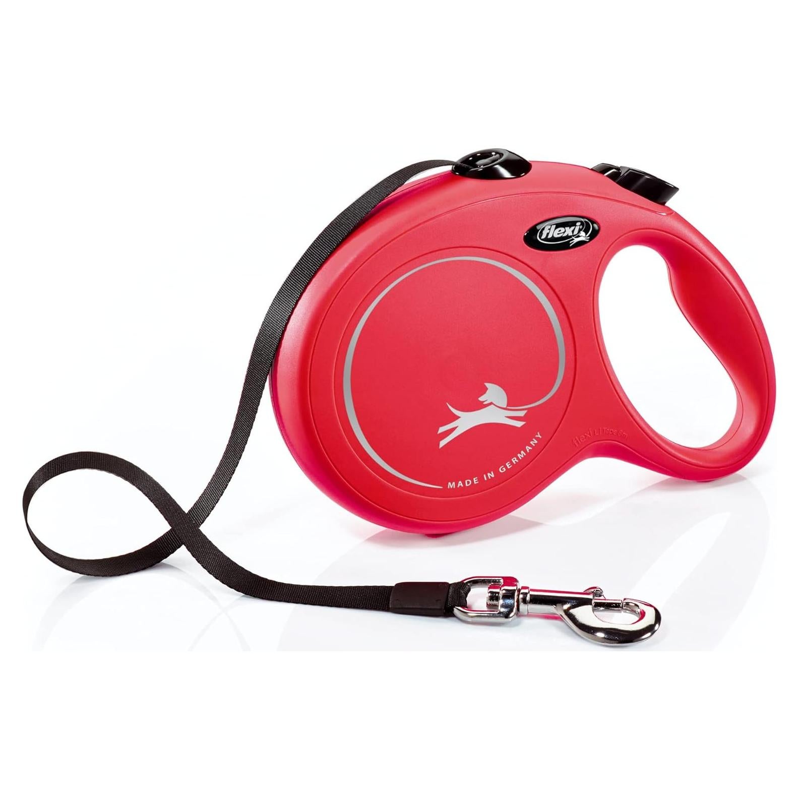 Correa Retráctil Flexi Nueva Clásica Grande 7.92m Roja