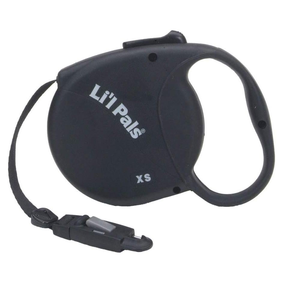 Correa Retráctil para Perros Coastal Pet Li'l Pals 3.66m Negra