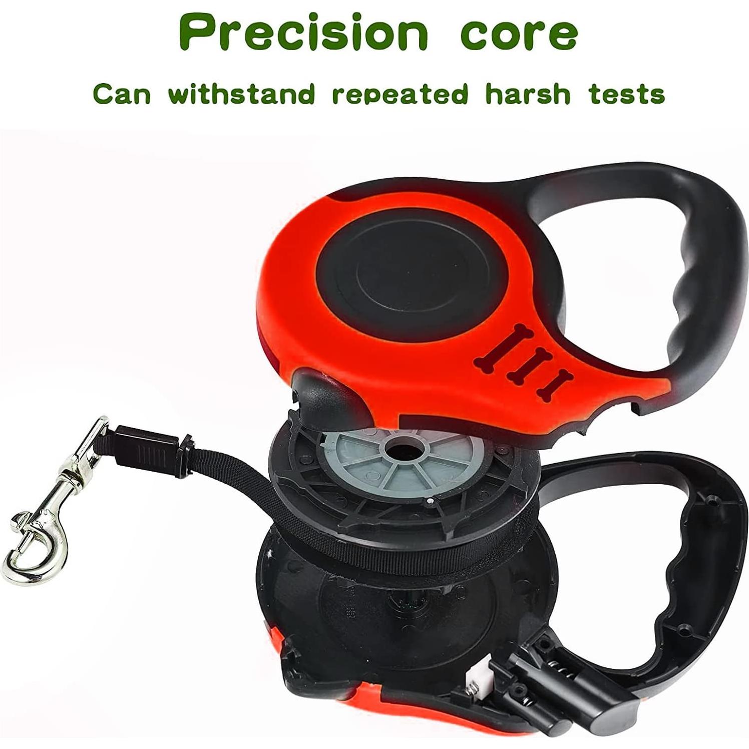 Correa de Perro Retráctil Tailpa 4.88m Nylon Roja hasta 22.68kg