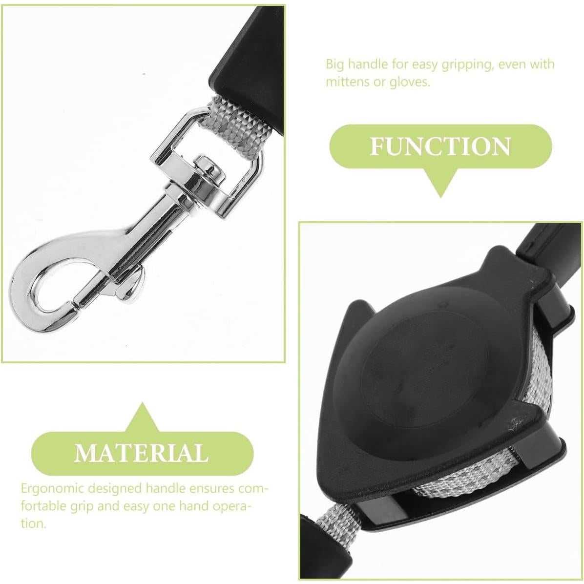 Correa Retráctil para Perros Alipis 12x10cm Entrenamiento