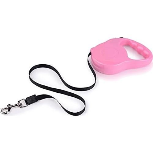 Correa de Perro Retráctil Petall 5M Rosa para Entrenamiento