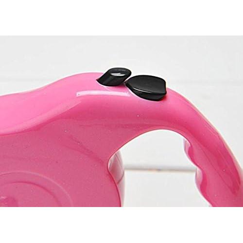 Correa de Perro Retráctil Petall 5M Rosa para Entrenamiento