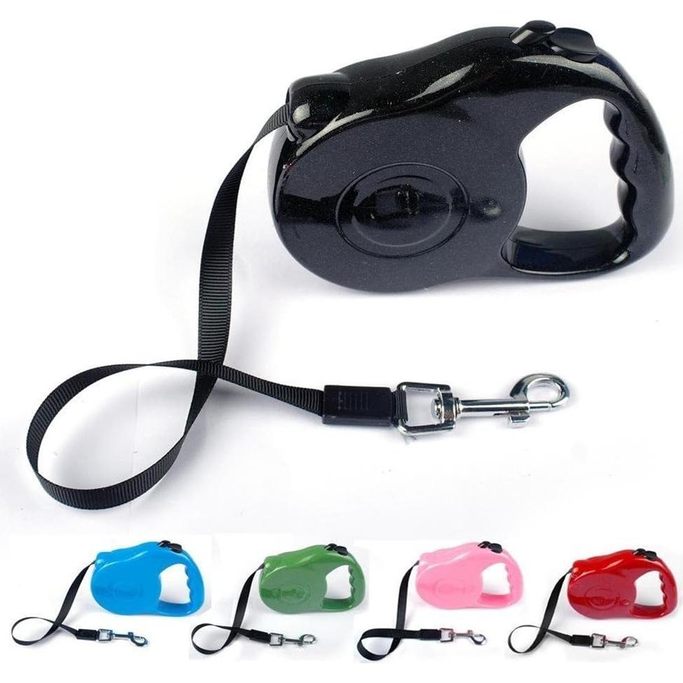 Correa de Perro Retráctil Petall 5M Rosa para Entrenamiento