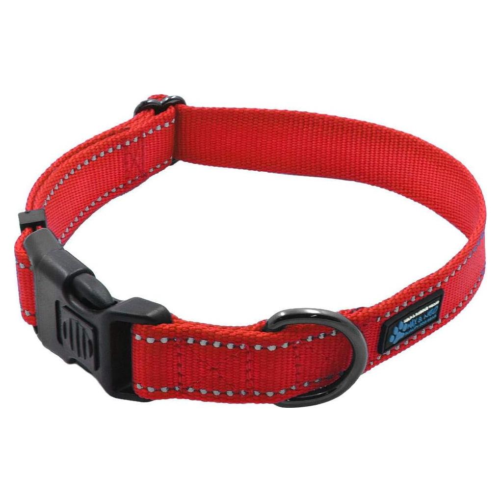 Collar Reflectante para Perro Max y Neo - Grande Rojo
