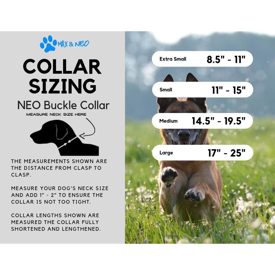 Collar Reflectante para Perro Max y Neo - Grande Rojo