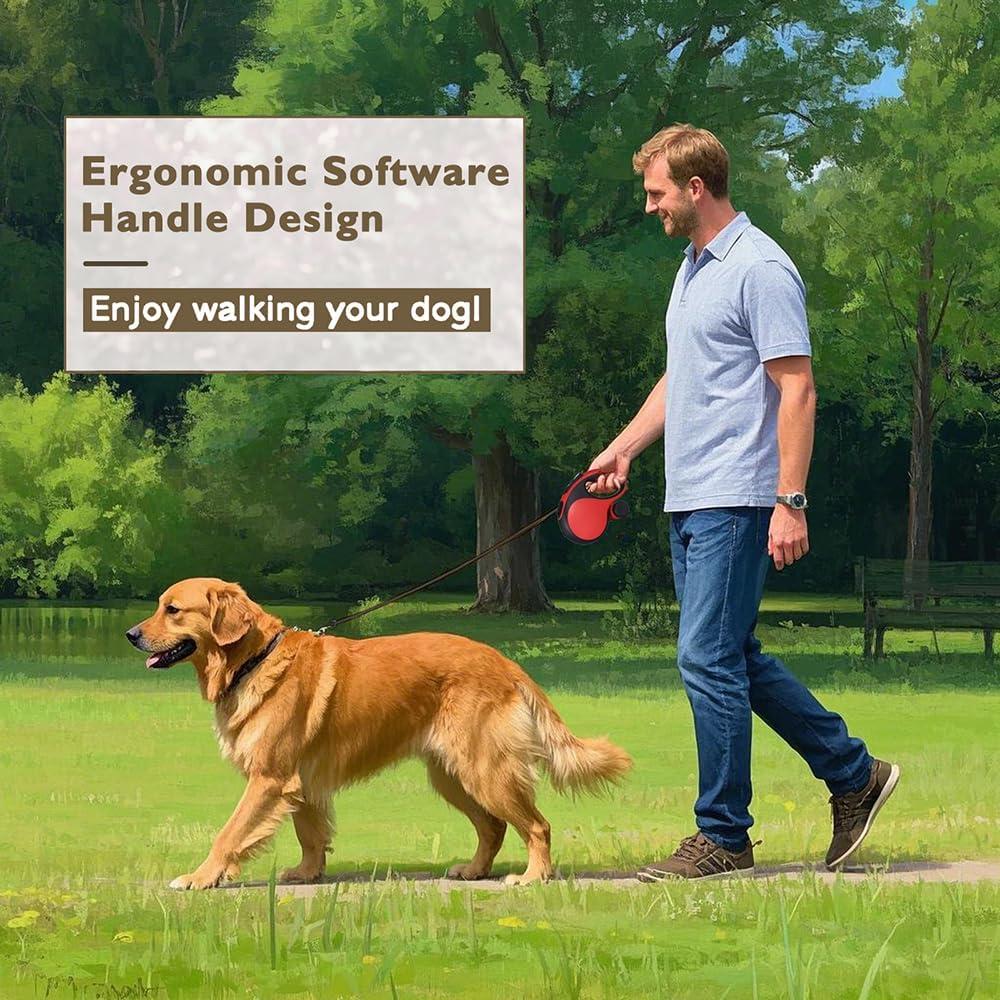 Correa de Perro Retráctil IRIDCLO 7.92 m para Perros hasta 50 kg