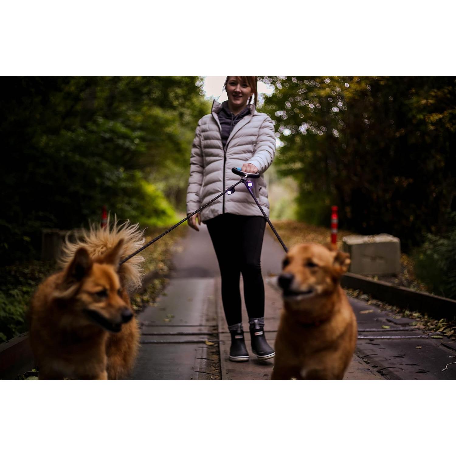 Correa para Perros Wigzi Med/Grd 2 LEDs Reflectante 1.37m