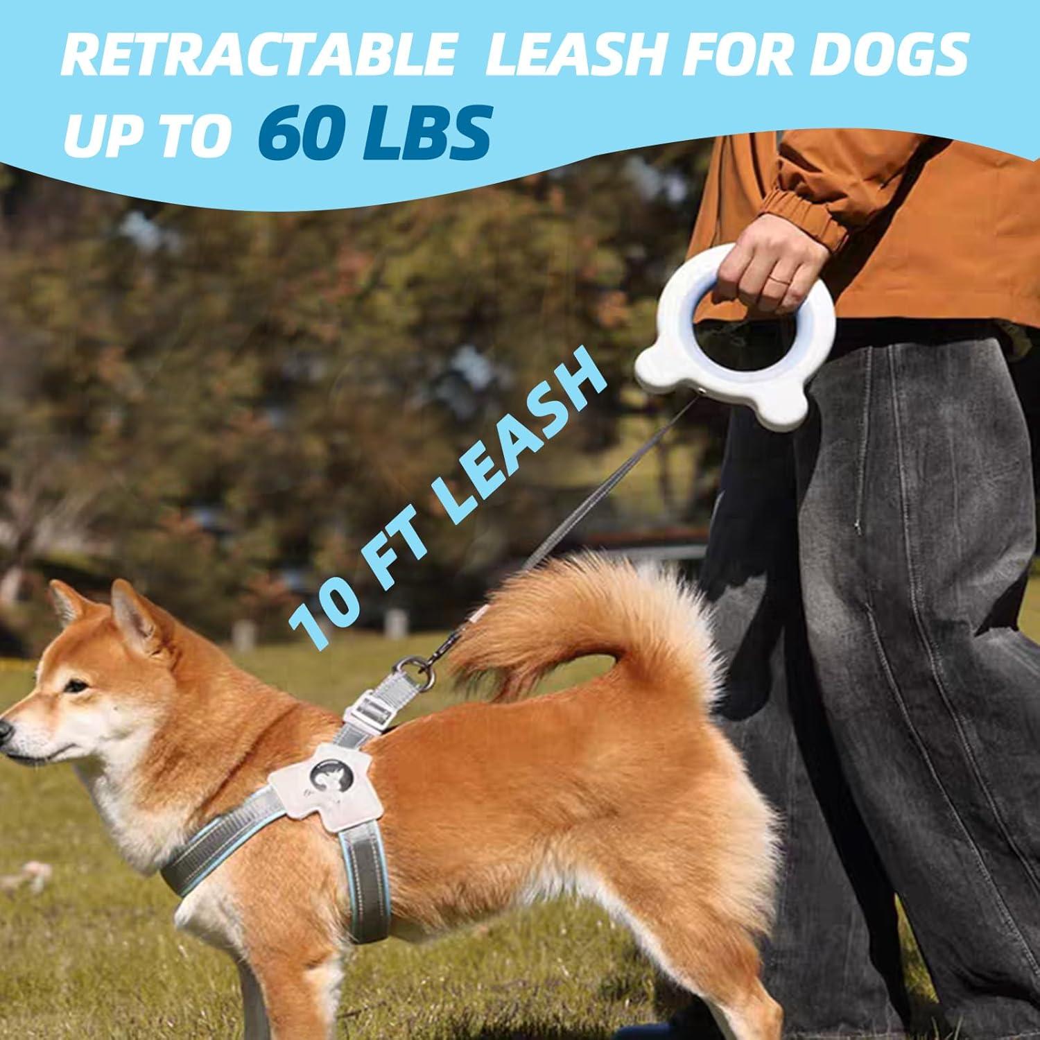 Correa de Perro Retráctil DM001 3m Nylon para Mascotas hasta 27kg