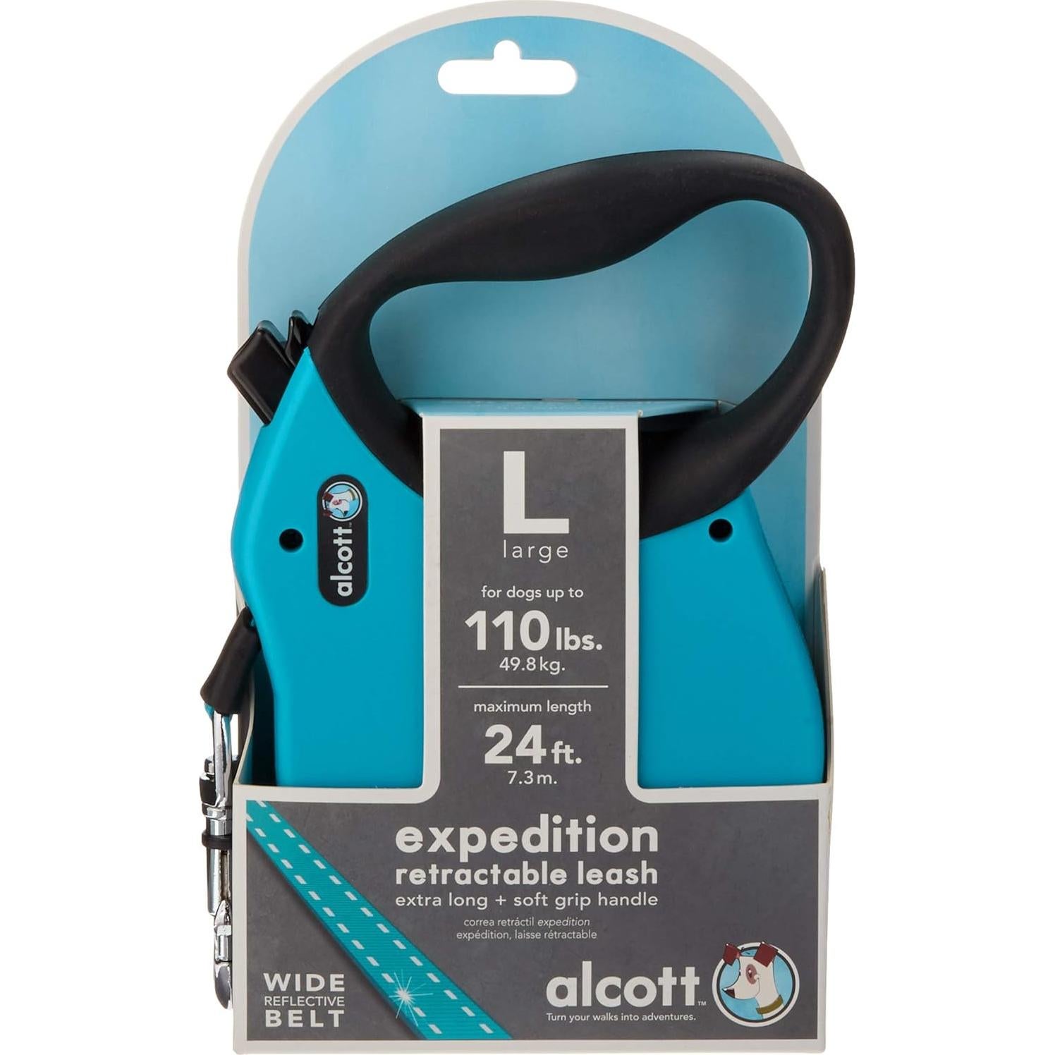 Correa Retráctil Alcott Expedition 7.32m Grande Azul