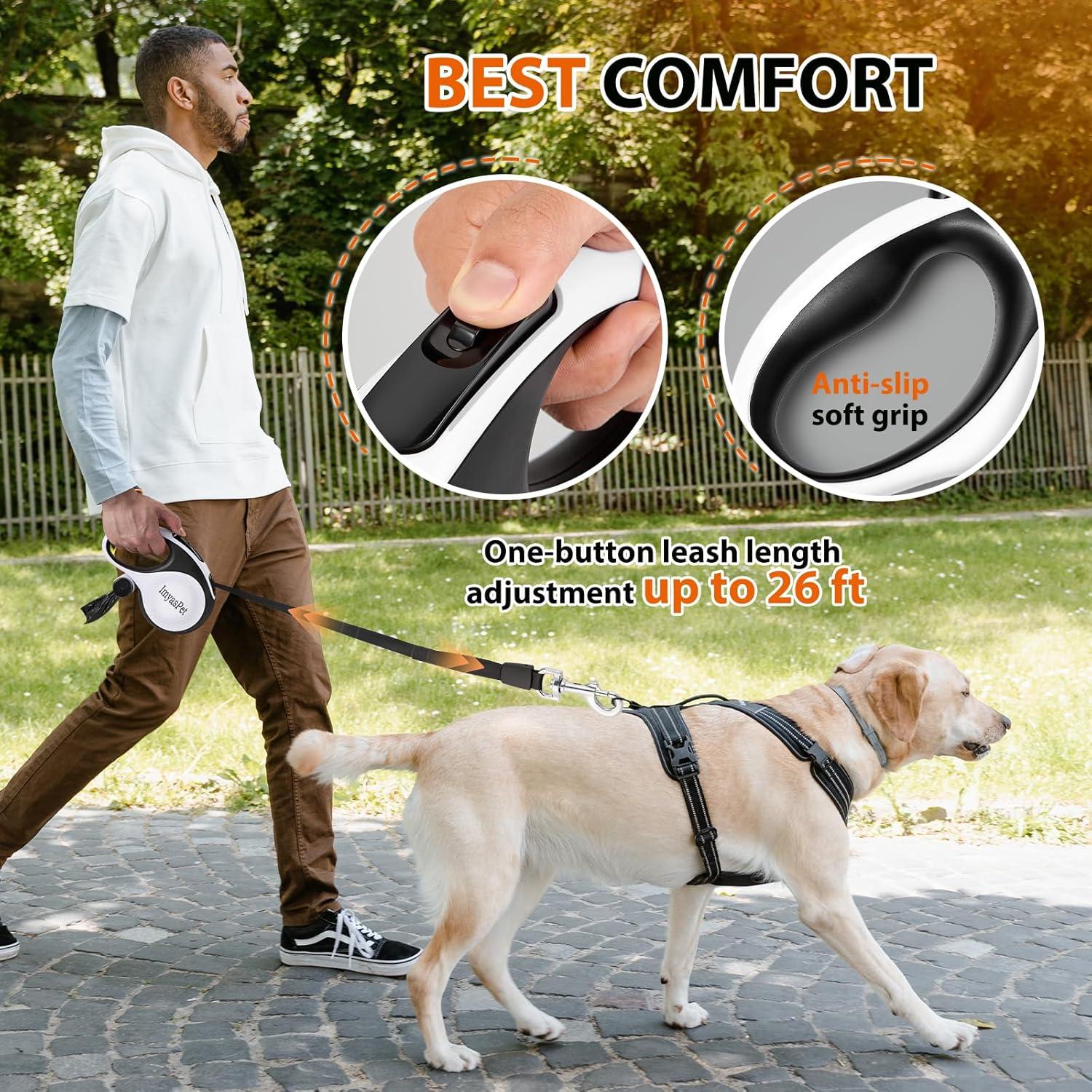 Correa de Perro Retráctil ImyasPet Grande 8 m Resistente