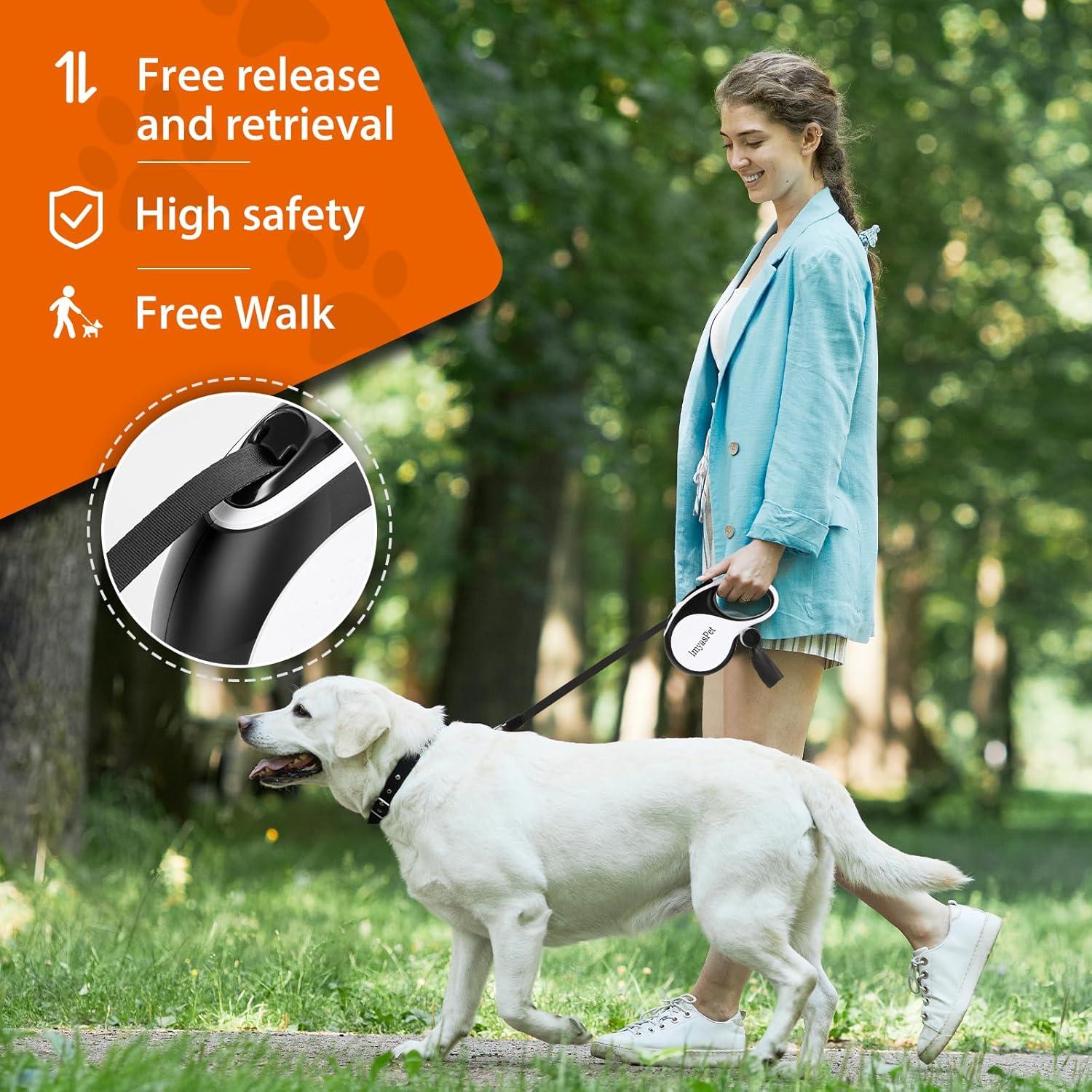 Correa de Perro Retráctil ImyasPet Grande 8 m Resistente