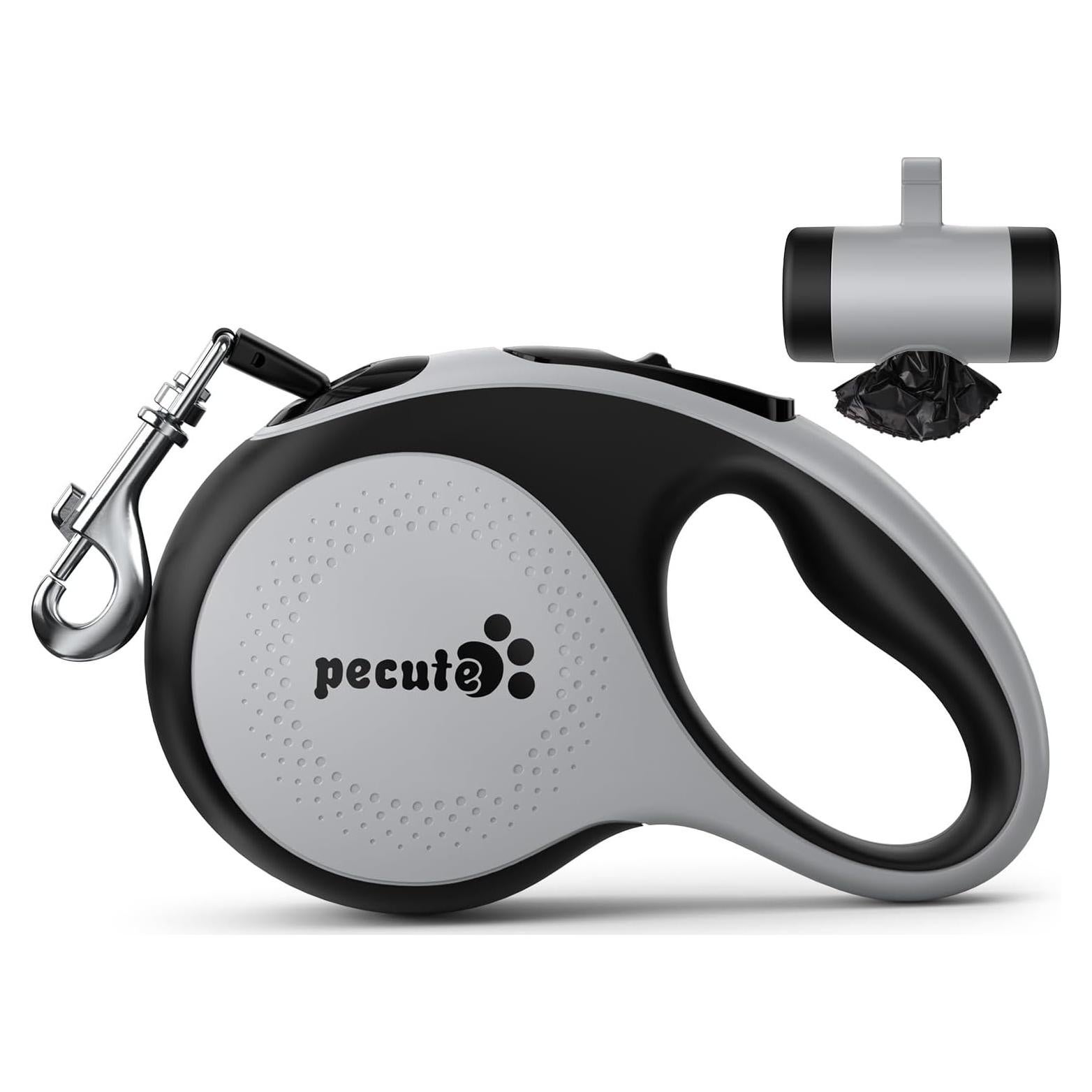 Correa Retráctil para Perro Grande Pecute 7.92m 50kg Gris