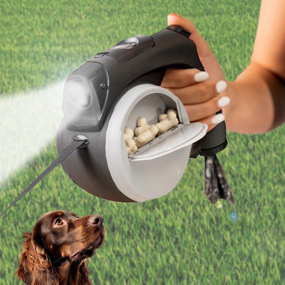 Correa Retráctil para Perros ECO PET SUPPLYS 4m con Luz LED