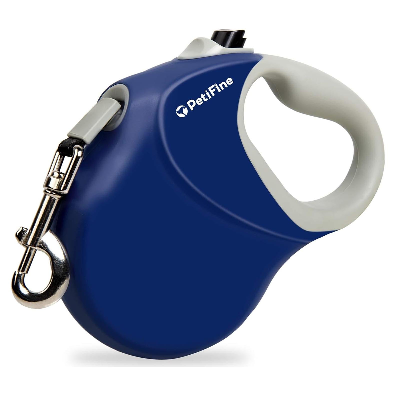 Correa Retráctil para Perros PetiFine 8m Azul 50kg Resistente