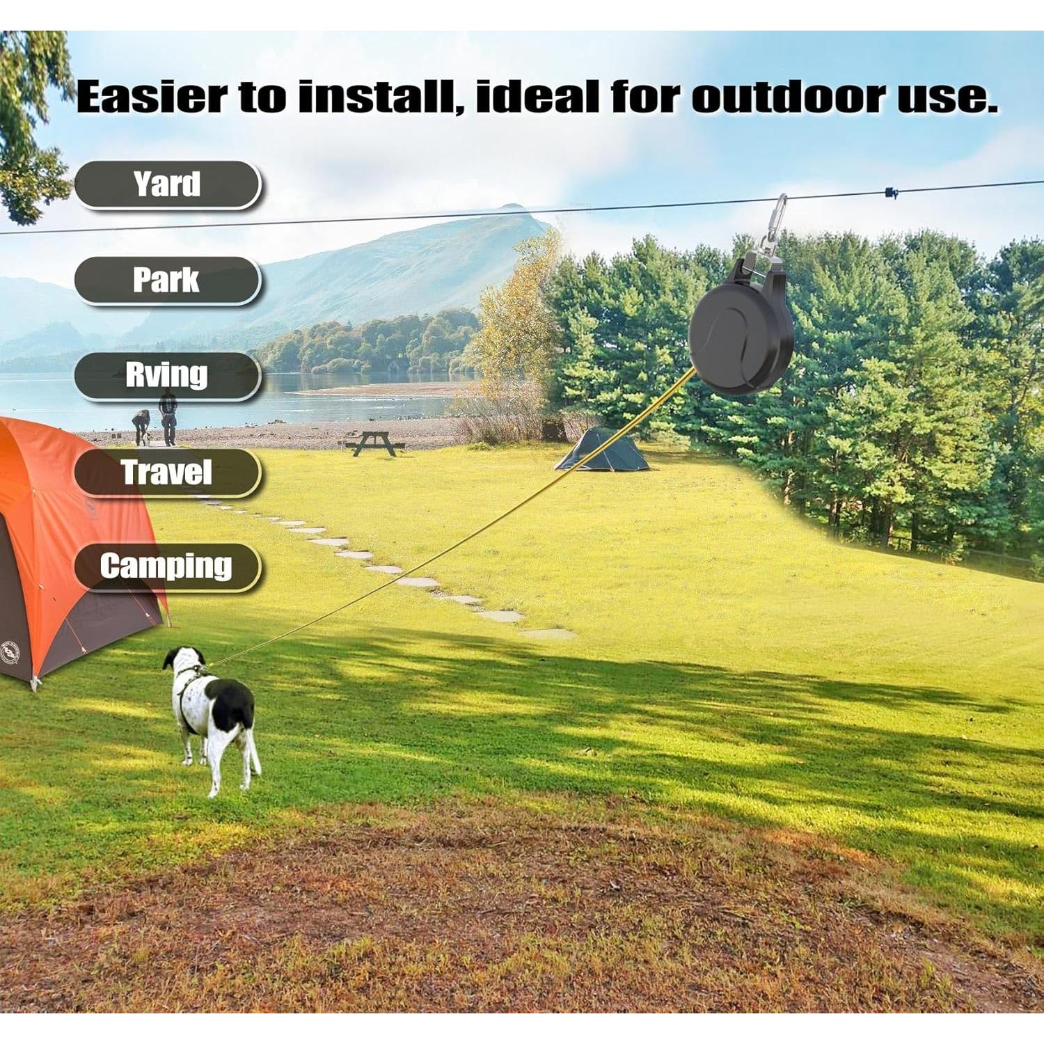 Cable de Atado Retráctil 30 pies Pestairs para Perros
