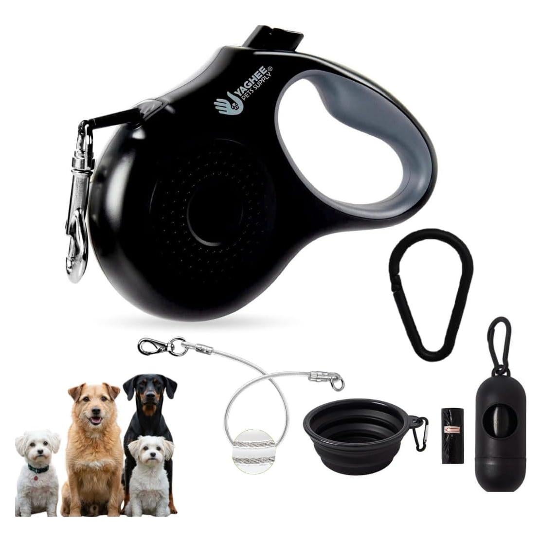 Correa Retráctil YAGHEE de 4.88m para Perros hasta 11.79kg