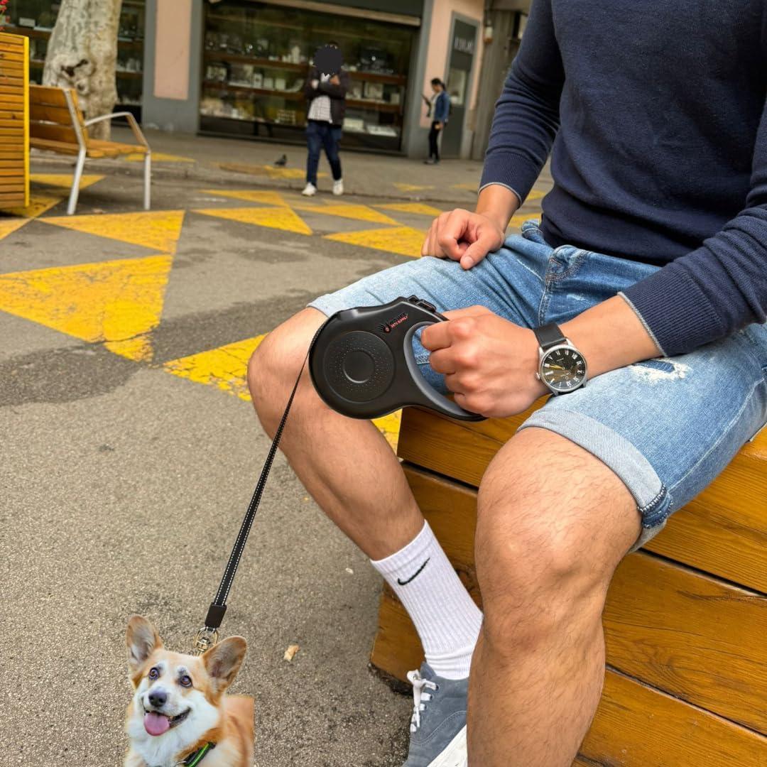 Correa Retráctil YAGHEE de 4.88m para Perros hasta 11.79kg