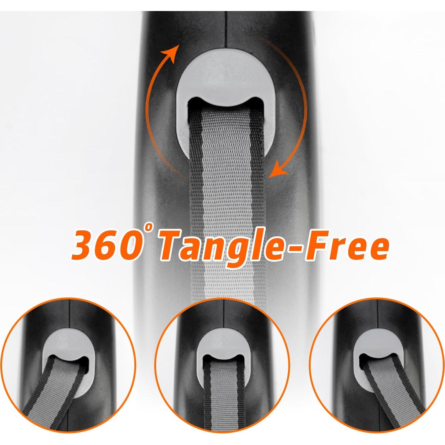 Correa de Perro Retráctil EC.TEAK 7.92m Resistente hasta 50kg