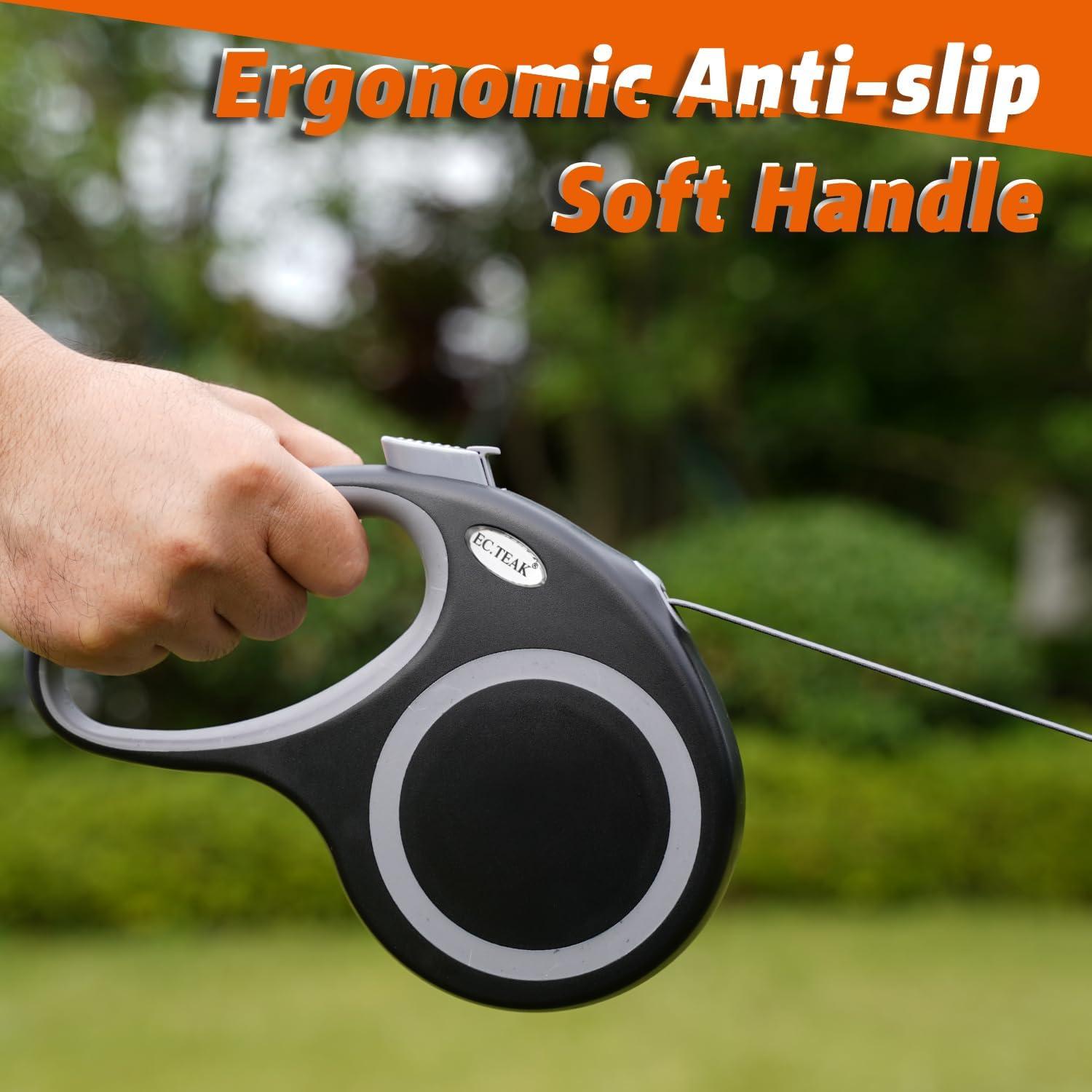 Correa de Perro Retráctil EC.TEAK 7.92m Resistente hasta 50kg