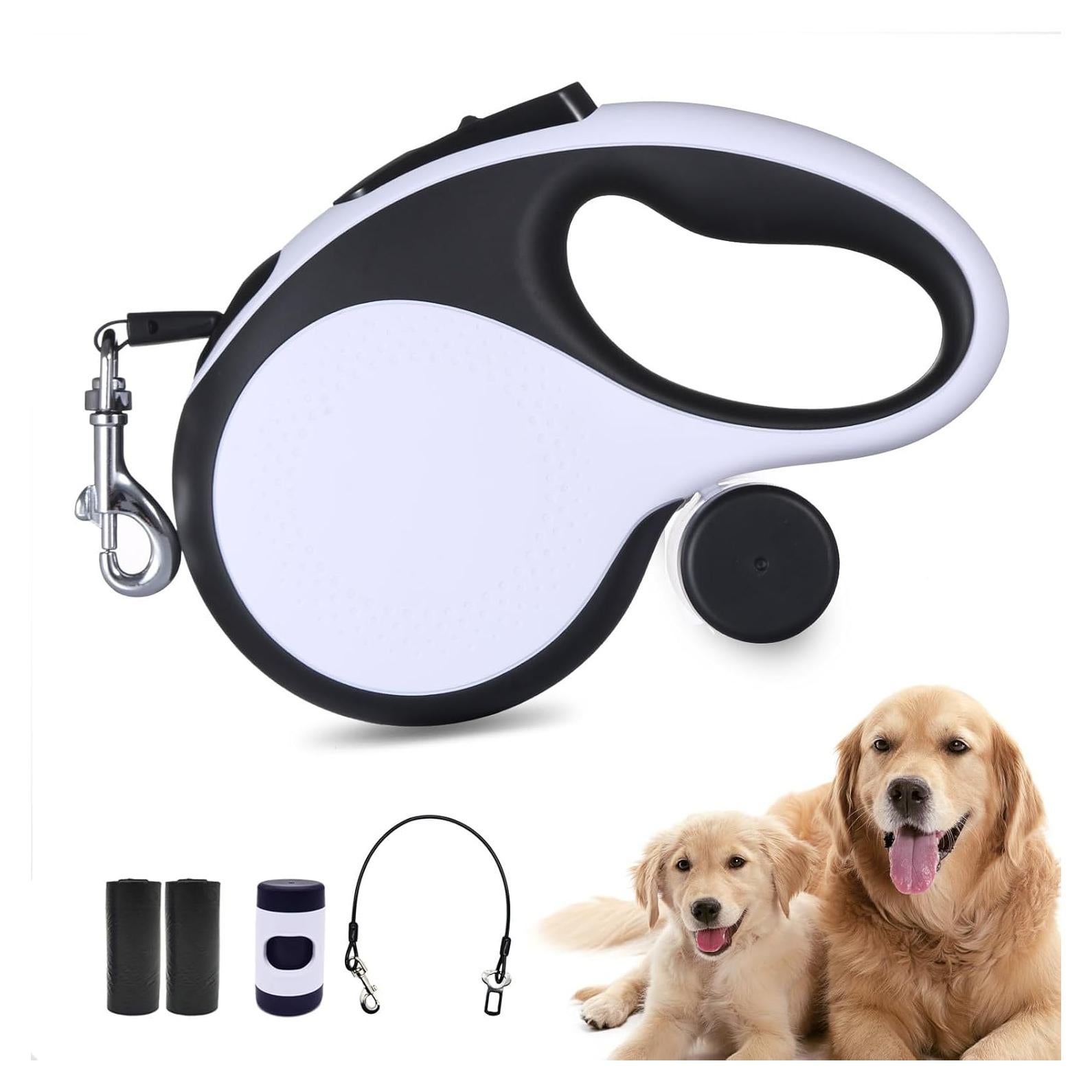 Correa de Perro Retráctil TidyTrek 8m para Perros Grandes 50kg