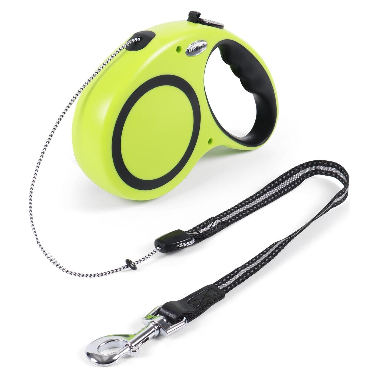 Correa Retráctil para Perros 9.14 m Verde Nylon 35 kg