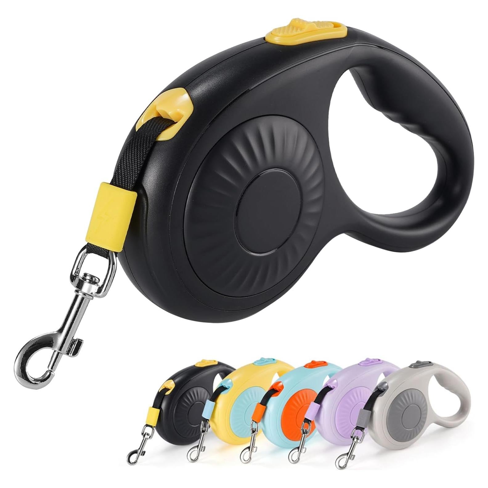 Correa Retráctil para Perros JSXD 3m Nylon Fuerte con Freno