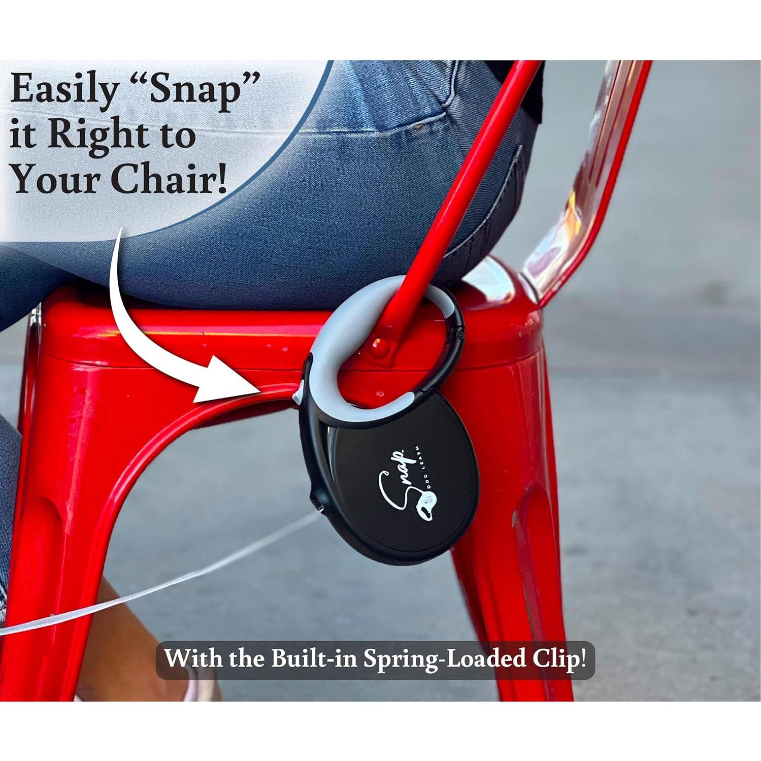 Correa Retráctil para Perros Snap con Clip y Cinta Reflectante 4.88m