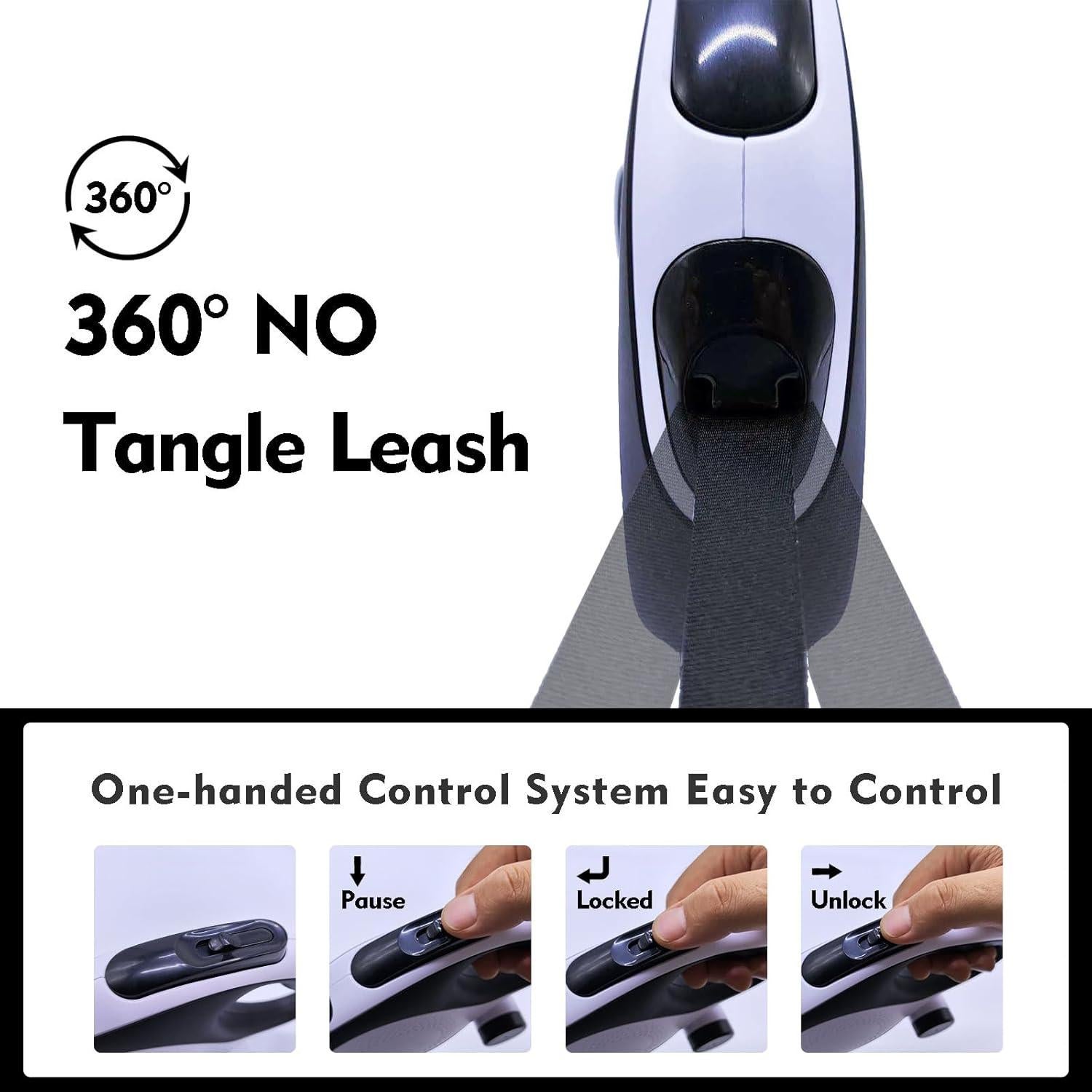 Correa Retráctil para Perros PETLEEPAA 7.92m Alta Resistencia