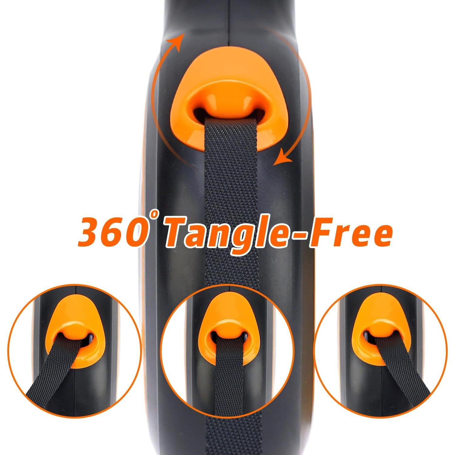 Correa de Perro Retráctil EC.TEAK 4.88m hasta 50kg Nylon