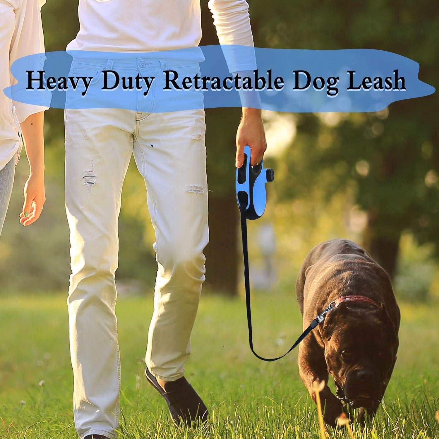 Correa de Perro Retráctil TidyTrek 8 m para 50 kg Azul