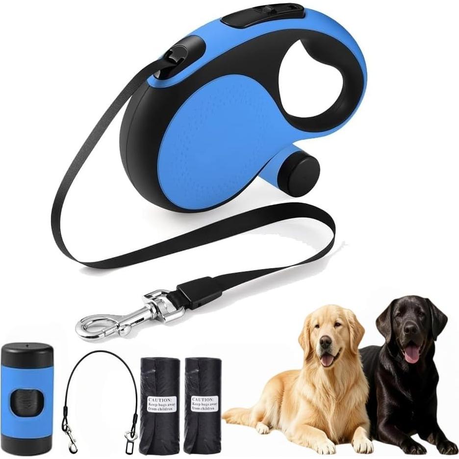 Correa de Perro Retráctil TidyTrek 8 m para 50 kg Azul