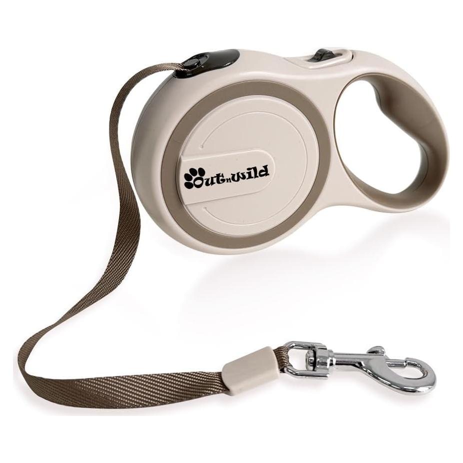 Correa de Perro Retráctil OUTnWILD 5m para Mascotas hasta 20kg