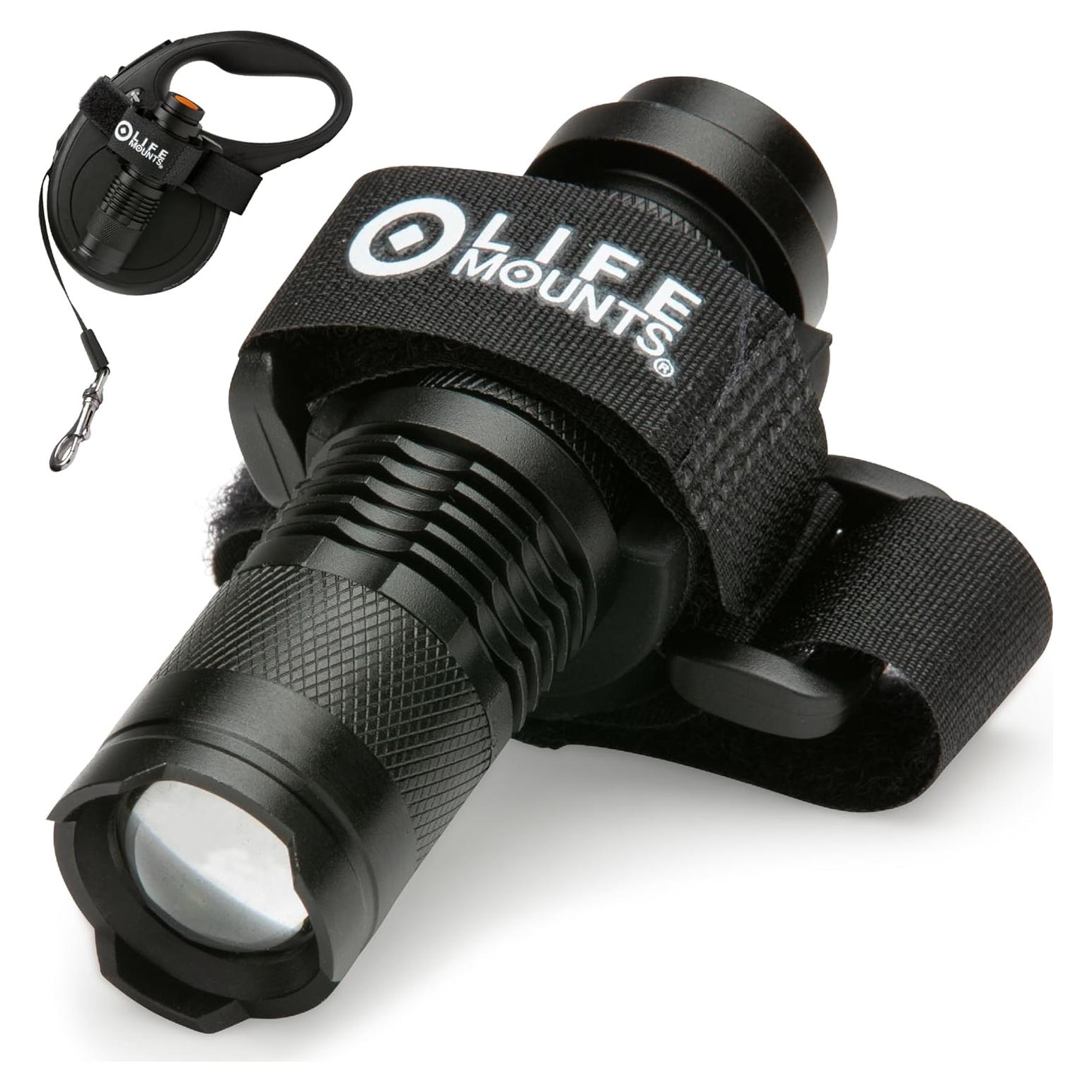 Linterna LED para Correa de Perro Life Mounts - 8.9x3.8cm, 3 Modos