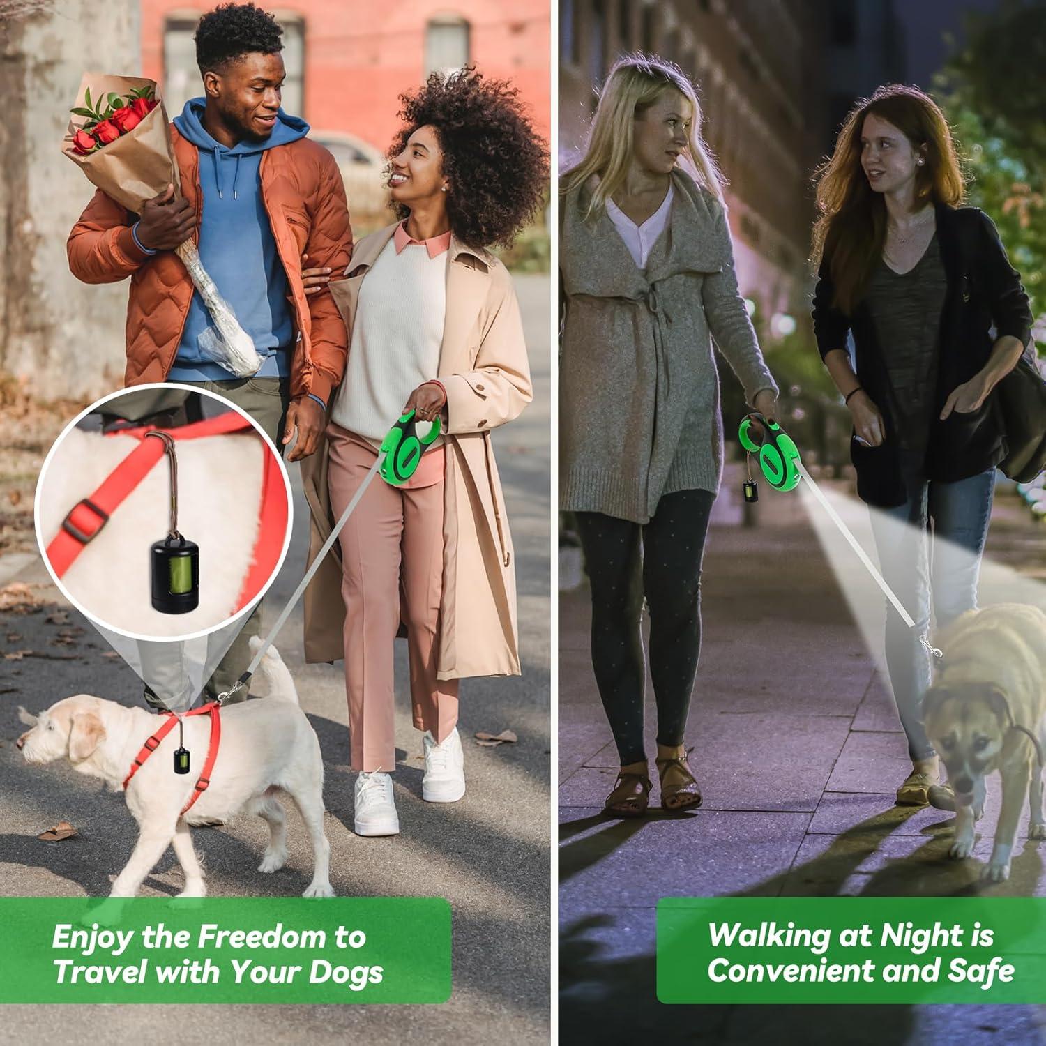 Correa Retráctil para Perros ODRIEW 4.88m Alta Resistencia 34kg