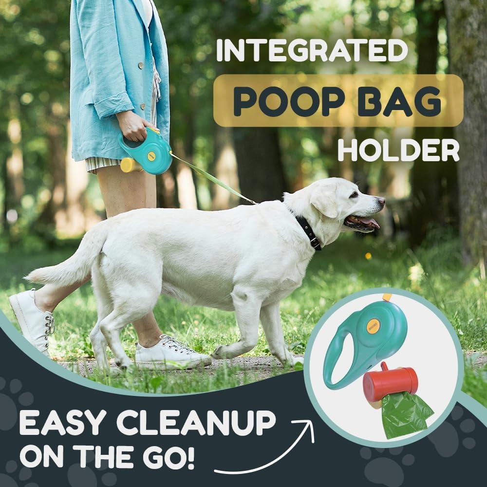 Correa Retráctil para Perros 3DOEX 4.88 m Nylon Azul