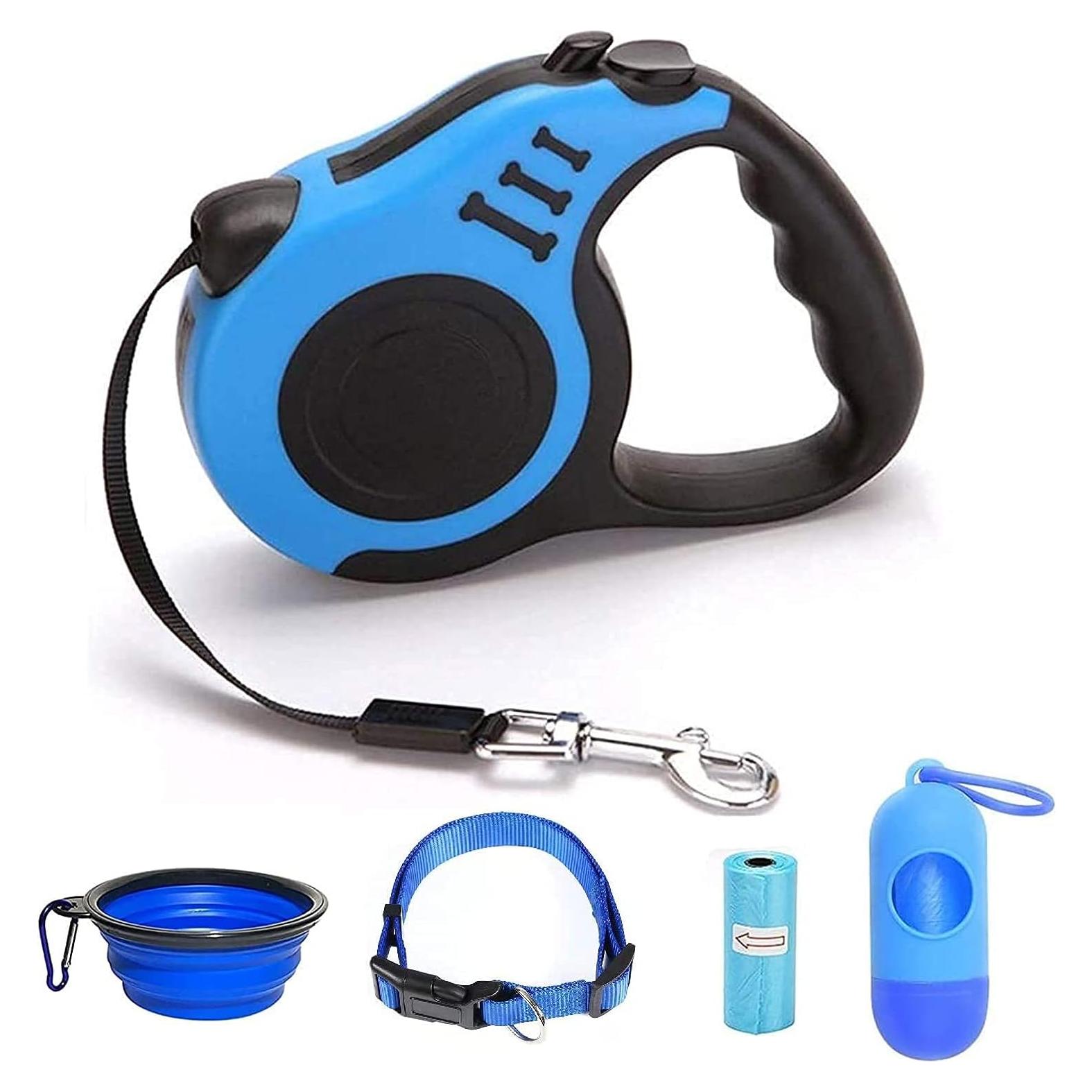Correa Retráctil para Perros y Gatos Gbivbe 5 m Azul