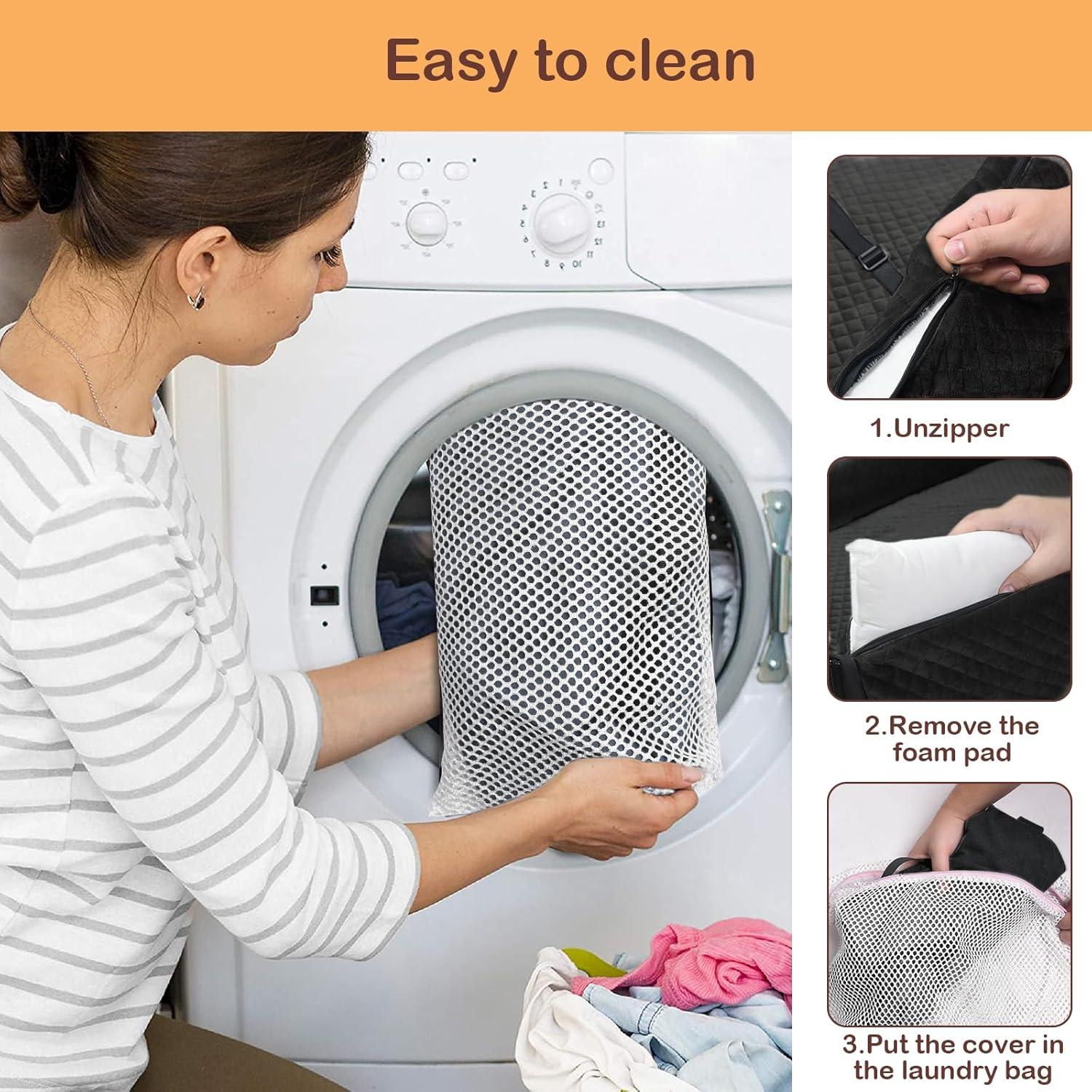 Asiento Elevador para Perros ELEGX Extra Grande Negro 75x53 cm