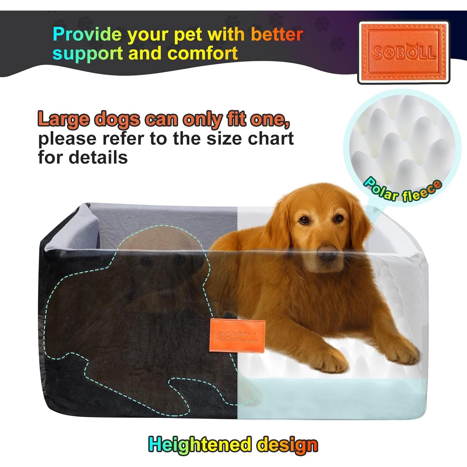 Asiento Elevador Impermeable para Perros Soboll - Grande