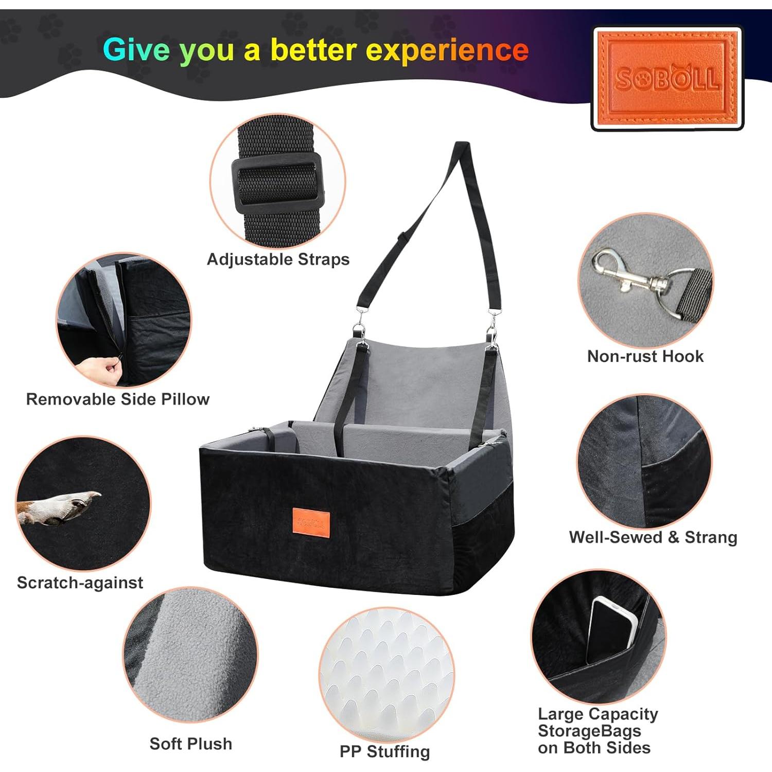 Asiento Elevador Impermeable para Perros Soboll - Grande