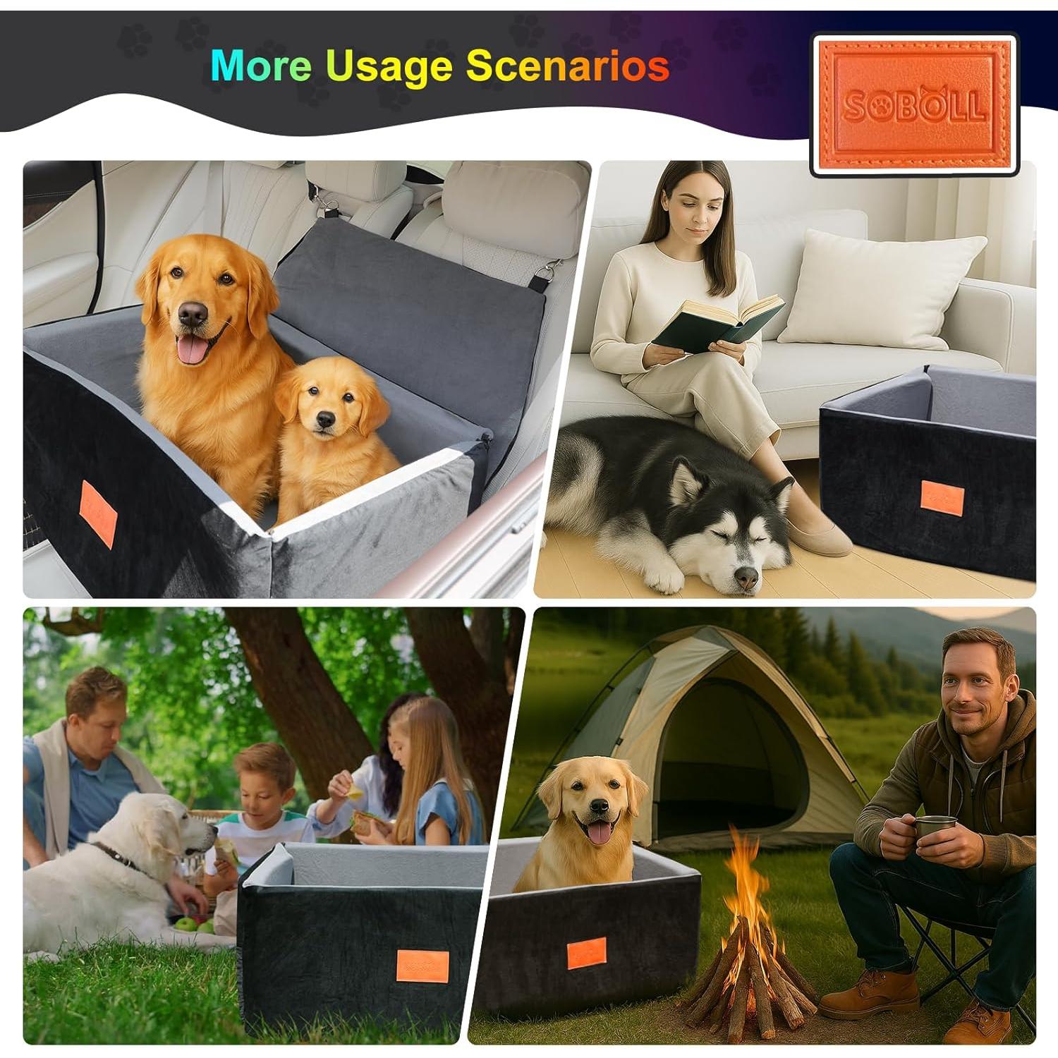 Asiento Elevador Impermeable para Perros Soboll - Grande