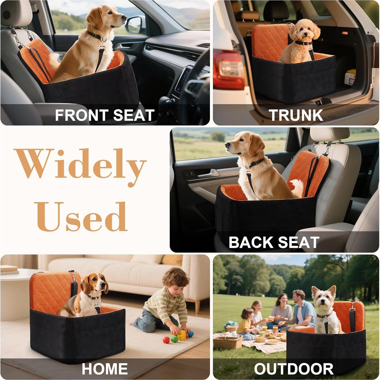 Asiento Elevador para Perros Zpehbeex 15-35 lbs con Almohadillas