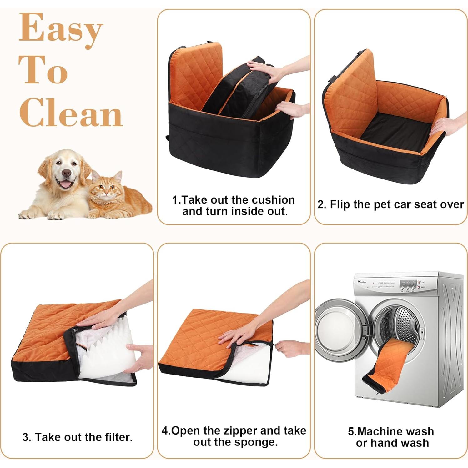 Asiento Elevador para Perros Zpehbeex 15-35 lbs con Almohadillas