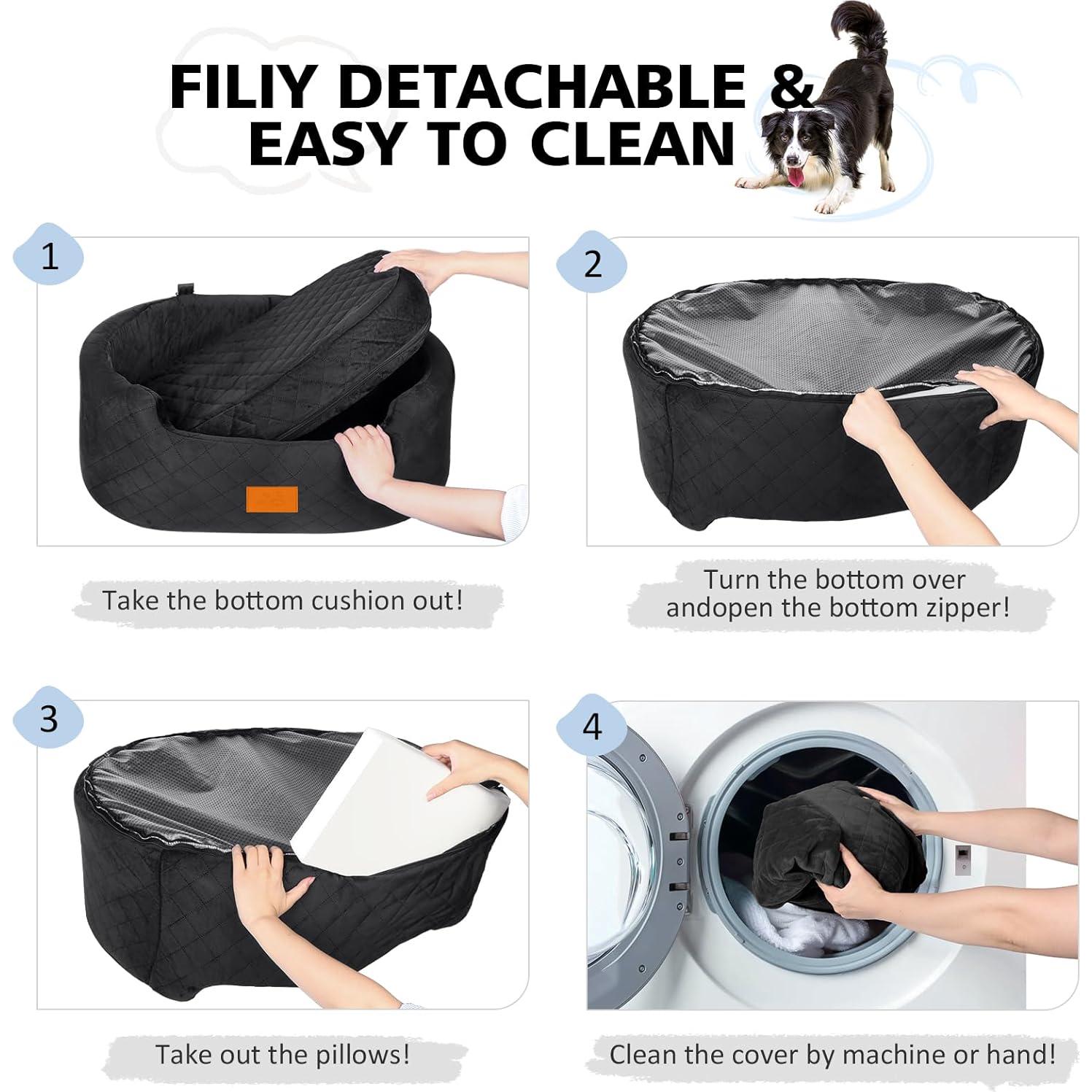 Asiento de Coche Elevador para Perros Medianos Feporen 80x50cm