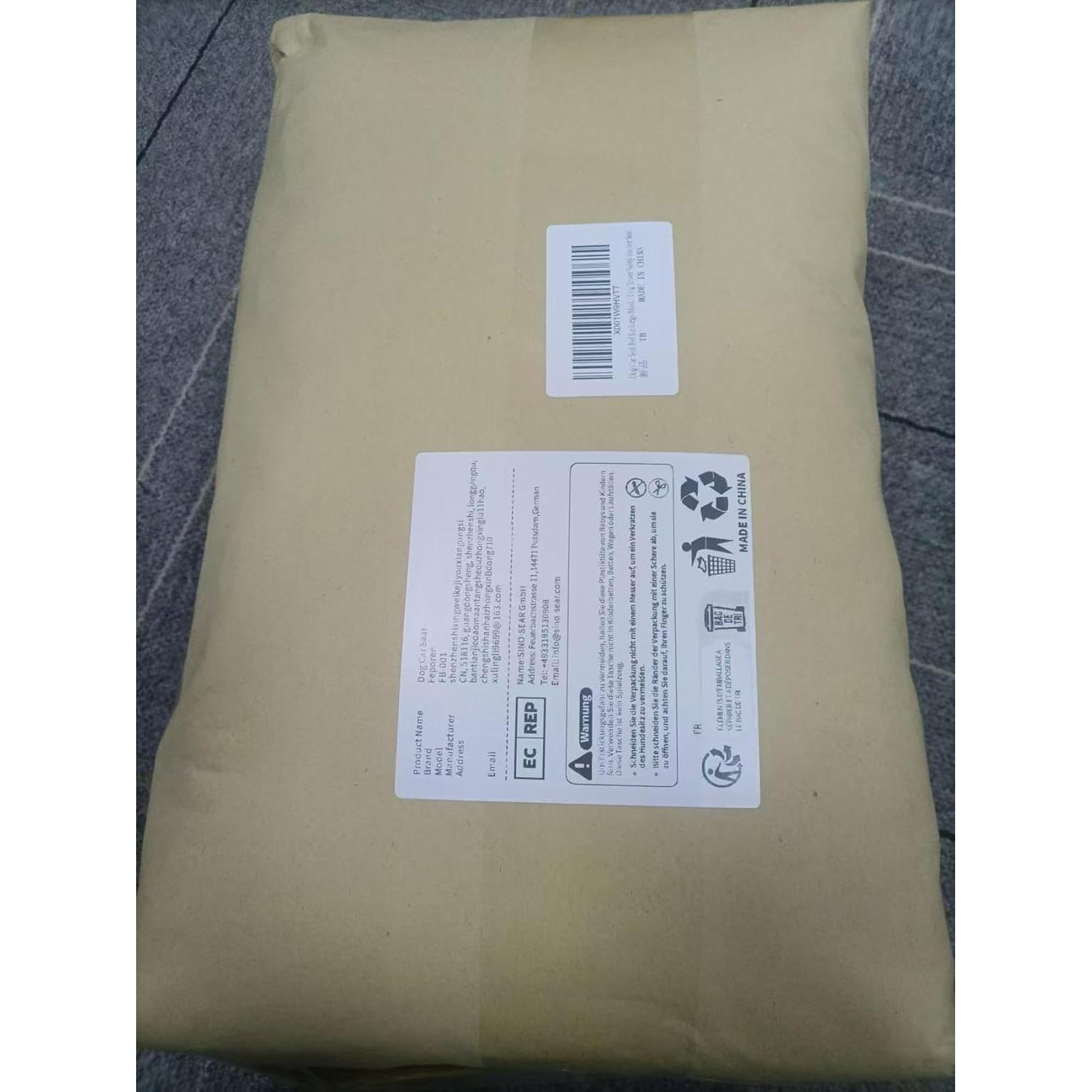 Asiento de Coche Elevador para Perros Medianos Feporen 80x50cm