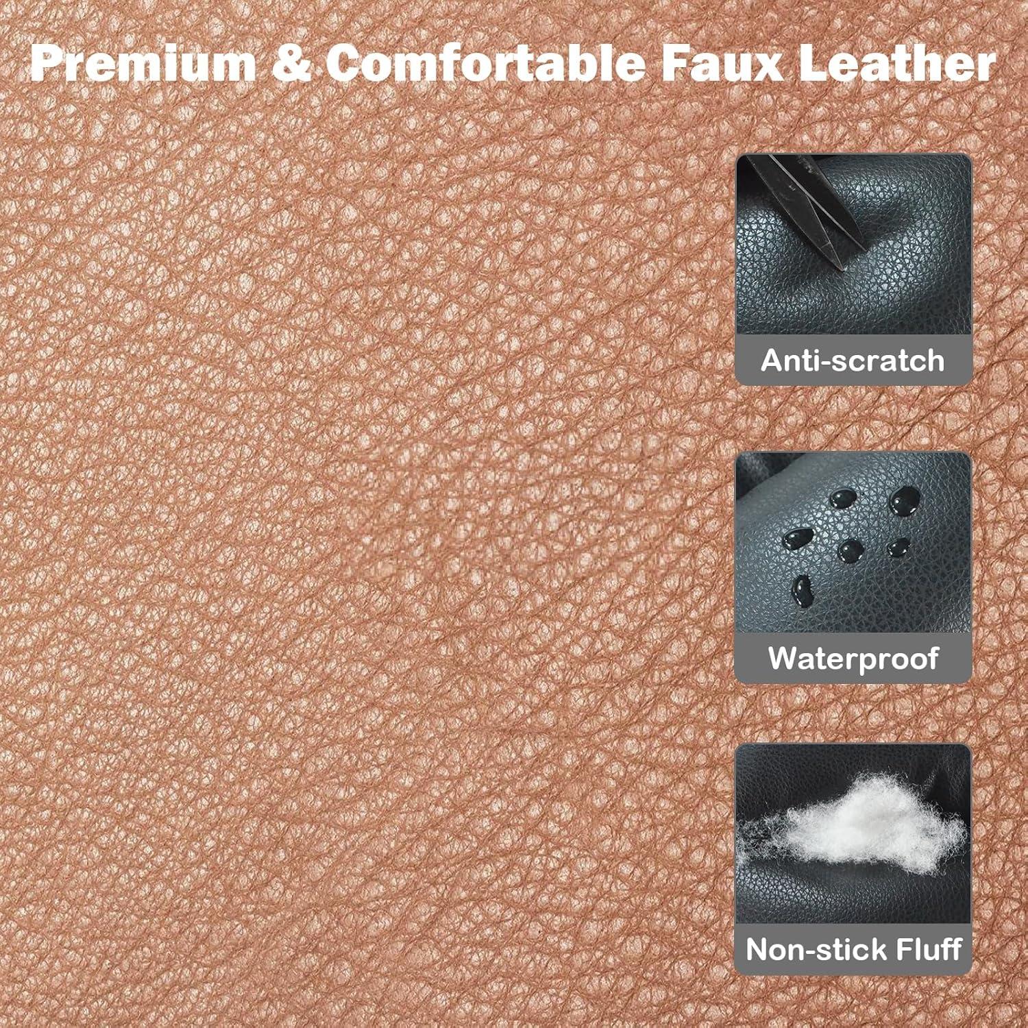 Asiento de coche para perros AOOTOOLINK 2 en 1 cuero impermeable