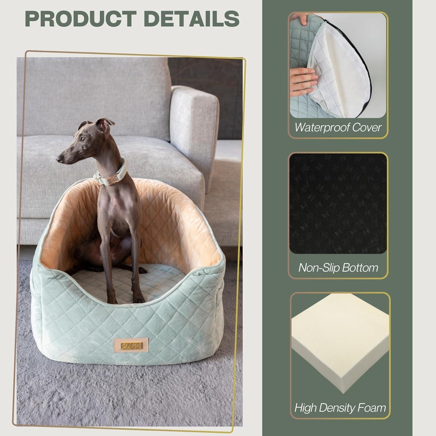 Asiento de Coche para Perros DOGGO Selection Verde 62x49.8cm