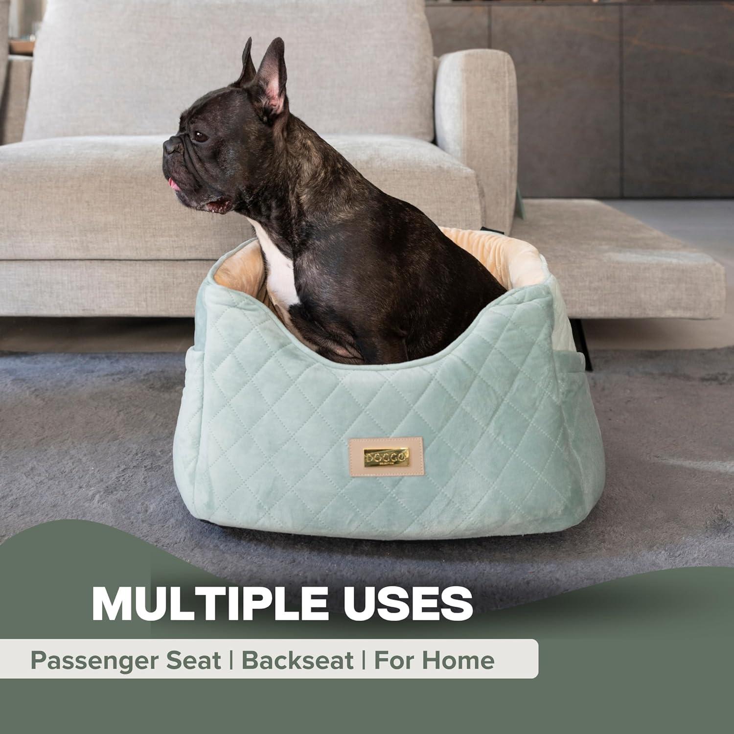 Asiento de Coche para Perros DOGGO Selection Verde 62x49.8cm