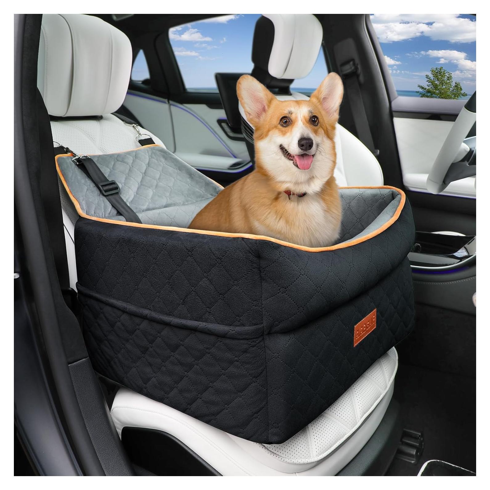 Asiento de Coche para Perros GL GLENSLAVE - Cojín Viscoelástico 0-15.88 kg